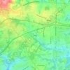 Maple topographic map, elevation, terrain