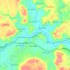 Lupi topographic map, elevation, terrain
