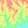 Bellevue topographic map, elevation, terrain