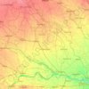 shekhpura topographic map, elevation, terrain