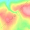 Giants Castle topographic map, elevation, terrain