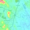 Bibile topographic map, elevation, terrain