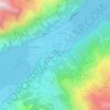 Crastas topographic map, elevation, terrain