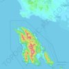 Ko Chang topographic map, elevation, terrain