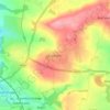 Coundon topographic map, elevation, terrain