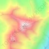 Mt.Sherap topographic map, elevation, terrain
