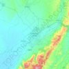Palmerston North topographic map, elevation, terrain