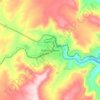 Waterval Boven topographic map, elevation, terrain