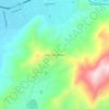 Loma de la Virgen topographic map, elevation, terrain