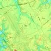 新田 topographic map, elevation, terrain