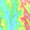 Nisporeni topographic map, elevation, terrain