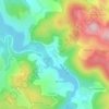 Les Vouas topographic map, elevation, terrain