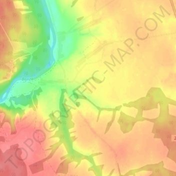 Харино topographic map, elevation, terrain