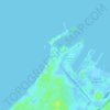 Agami topographic map, elevation, terrain