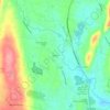 Pegville topographic map, elevation, terrain