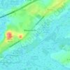 Le Domaine topographic map, elevation, terrain