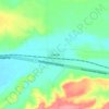Irvine topographic map, elevation, terrain