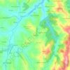 Fragosas topographic map, elevation, terrain