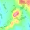 Burnswark Hill topographic map, elevation, terrain