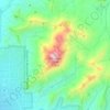 Piestewa Peak topographic map, elevation, terrain