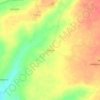 Hameau topographic map, elevation, terrain