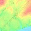 Harridslev topographic map, elevation, terrain