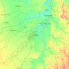 Cauayan topographic map, elevation, terrain