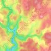 Montelbrut topographic map, elevation, terrain