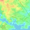 Severndale topographic map, elevation, terrain