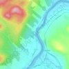 Les Rapides topographic map, elevation, terrain