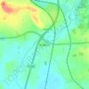 Bradbury topographic map, elevation, terrain