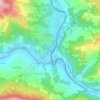 Uvac topographic map, elevation, terrain