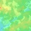 Le Bourg topographic map, elevation, terrain