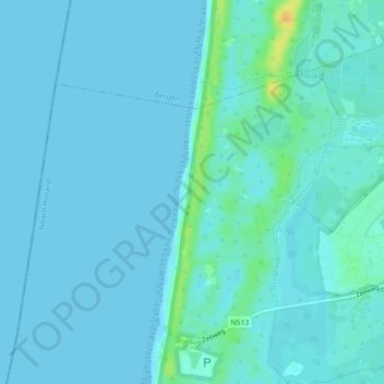 Strandslag 37 topographic map, elevation, terrain