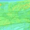 Miller topographic map, elevation, terrain