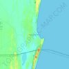 Ponta do Ouro topographic map, elevation, terrain