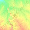 Kwekwe topographic map, elevation, terrain