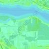 Sandy Beach topographic map, elevation, terrain