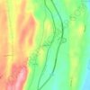 Hannacroix topographic map, elevation, terrain