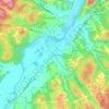 Fort Ashby topographic map, elevation, terrain