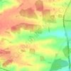Pipewell topographic map, elevation, terrain