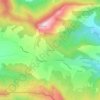 Les Bascous topographic map, elevation, terrain