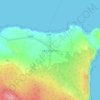 John o' Groats topographic map, elevation, terrain