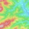Bosas topographic map, elevation, terrain