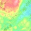 Inch topographic map, elevation, terrain