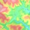 Rhydcymerau topographic map, elevation, terrain