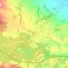 Flaxmere topographic map, elevation, terrain