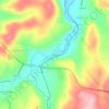 Kantner topographic map, elevation, terrain