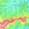 Bonzano topographic map, elevation, terrain