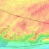 Śmielin topographic map, elevation, terrain